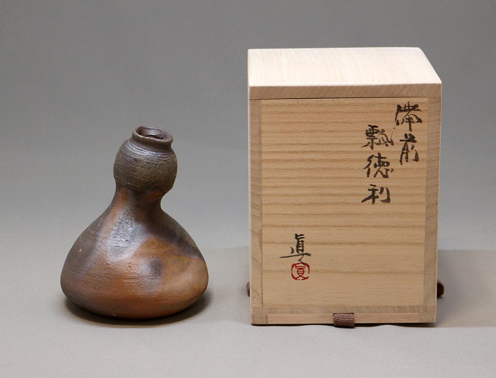 107-2/備前焼/中村真作/共箱/ぐい呑み 107-2/備前焼/中村真作/共箱/ぐい呑み 107-2/備前焼/中村真作/